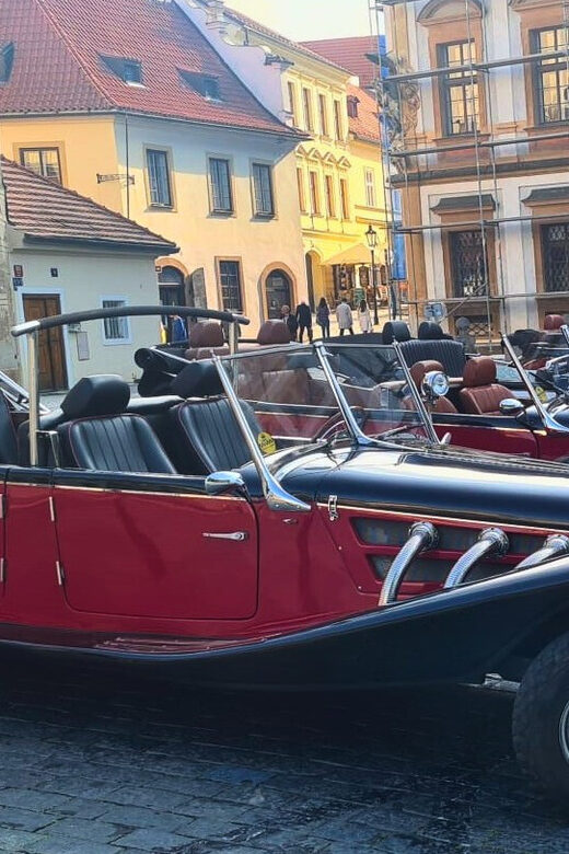 Prague: 120min Private Tour in Vintage Car, up to 6people! - Old Town Gothic Roots: St. Jiljí Church and Karlova Street