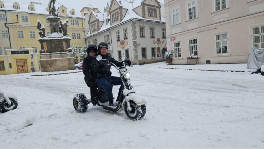 Prague: 2-Hour Trike Live Guided Tour of Old Town - Weather Reality Check: Rain, Wind, and Winter Tires