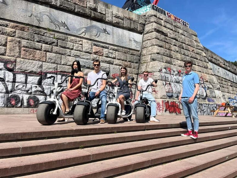 Prague: 3-Hour Fat Tire E-Scooter Tour - Meeting at Hotel Grandior, then a real safety warm-up