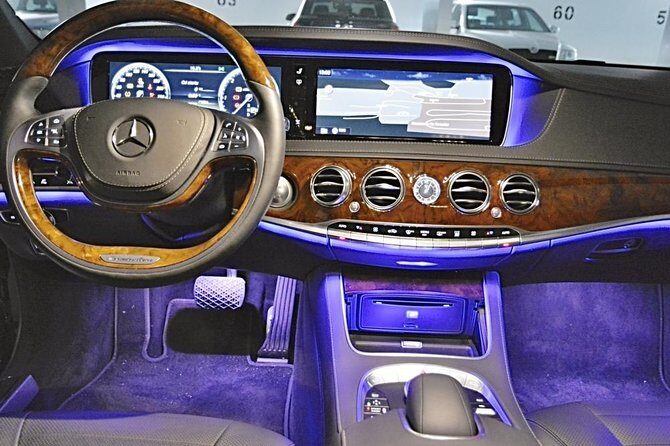 Prague airport luxury transfer by a Mercedes Benz S class - Door-to-Door Ride Into the City: What You Get in About 30 Minutes