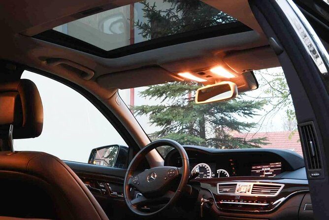 Prague airport luxury transfer by a Mercedes Benz S class - The Meet-and-Greet at Prague Vaclav Havel Airport (Exit/Entrance D)
