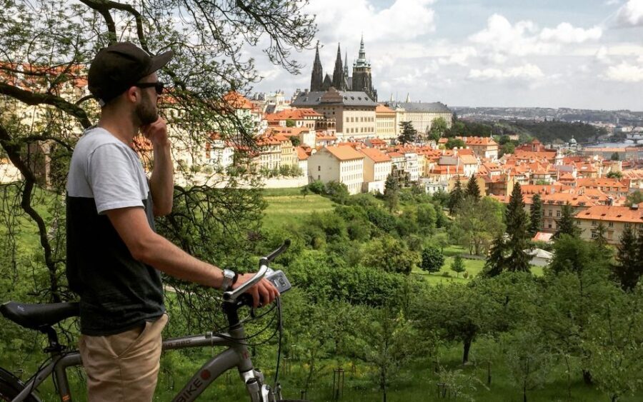 Prague "ALL-IN-ONE" City E-Bike Tour - Lesser Town and Kampa Island: calmer scenery in the middle of the day