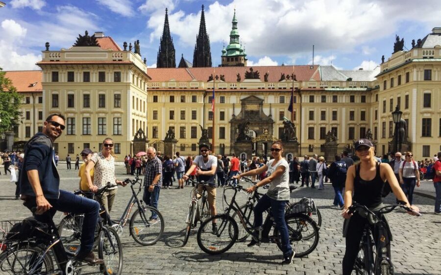 Prague "ALL-IN-ONE" City E-Bike Tour - National Theatre to Wenceslas Square: the city’s showpiece axis
