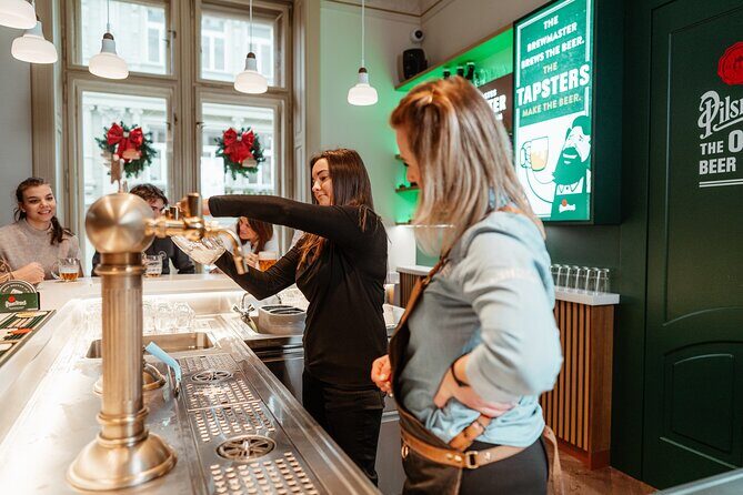Prague Beer Pouring Class at Pilsner Urquell - Stop 2: quality basics—ingredients, storage, cleanliness, mistakes