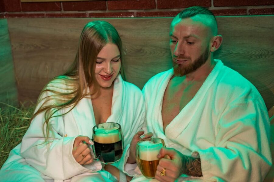 Prague: Beer Spa Experience with Unlimited Beer and Sauna - Size and vibe: couples, friends, and small corporate moments
