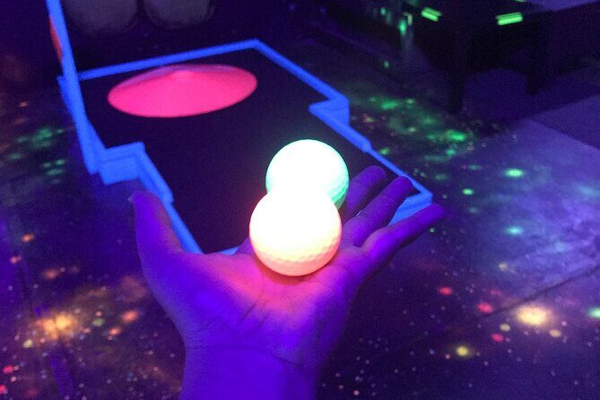 Prague Black Light Mini Golf Admission Ticket - Black Light Mini Golf Right by Old Town Square