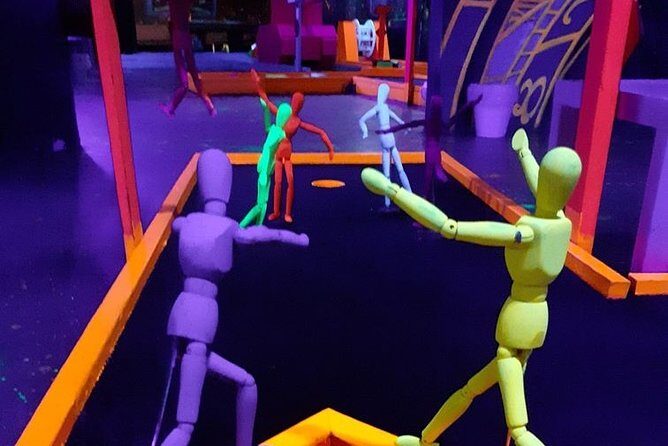 Prague Black Light Mini Golf Admission Ticket - Your 1 Hour 10 Minutes: How the Time Feels on the Course