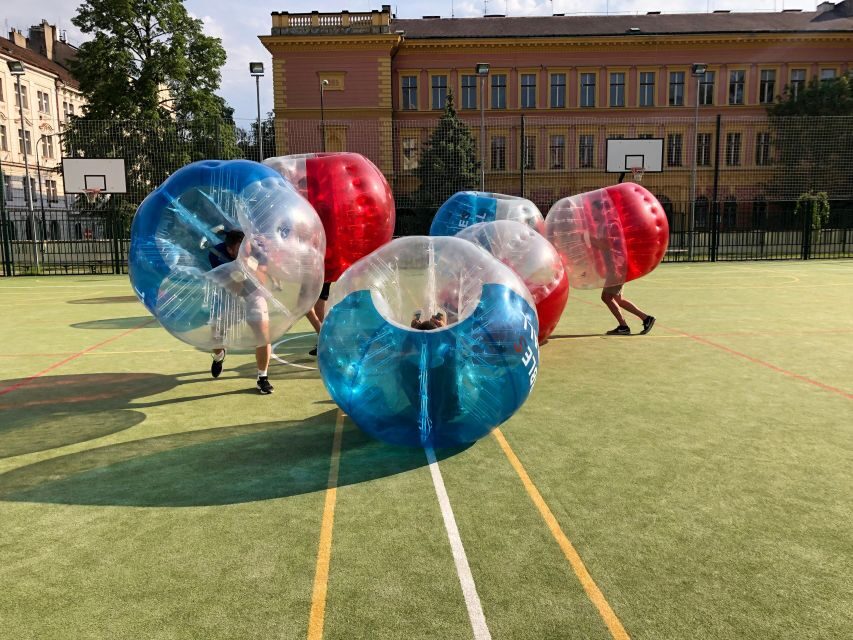 Prague: Bubbles football in city centre of Prague - Knee Pads, Showers, and Real-World Comfort
