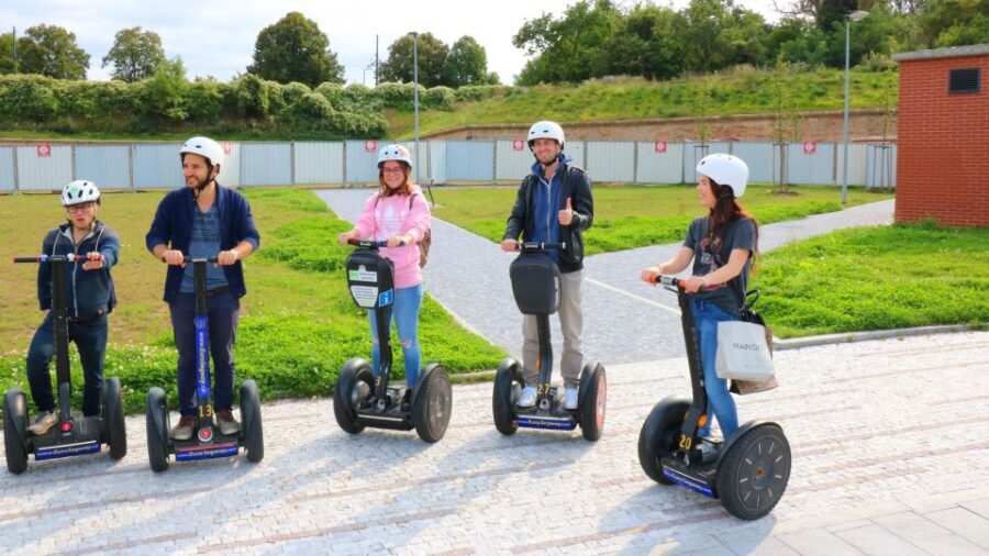 Prague: Castle and Monastery Segway Tour - Strahov Monastery: the viewpoint stop with the beer payoff