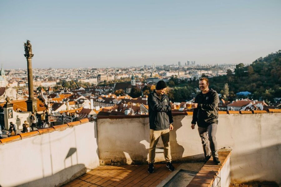 Prague: Castle Side Breweries & Pubs Guided Walking Tour - Meeting near Charles Bridge and climbing with the tram