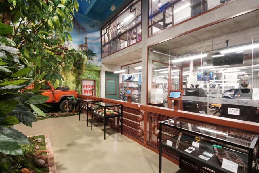 Prague: Chocotopia Chocolate Factory Tour Ticket + Workshop - The Big Glass View: Watching Modern Chocolate Production