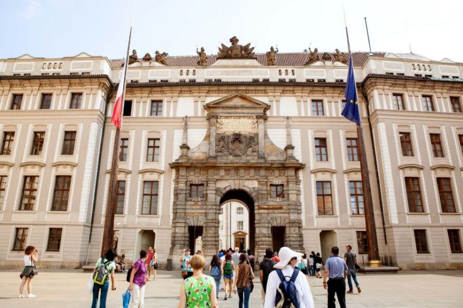Prague City 3-Hour Tour with Changing of the Guard - Old Town by Minibus: Wenceslas Square, the National Theatre, and Charles Bridge