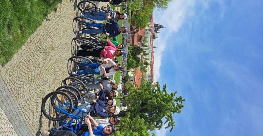 Prague City Bike guided tour - Wenceslas Square and Charles Bridge: Views Without the Foot Travel