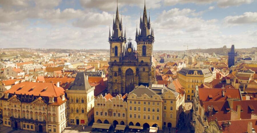 Prague: City Tour in Full - Jan Neruda and the Prague-house symbols before Maria Theresa