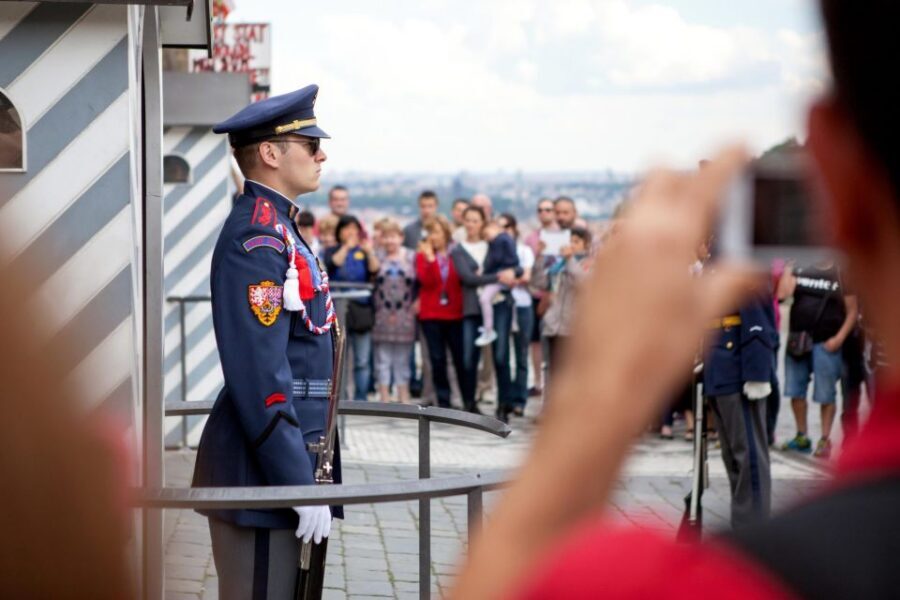 Prague City Tour with Vltava River Cruise - Prague Castle Area Walking Tour: Klementinum, Views, and the Castle Setting