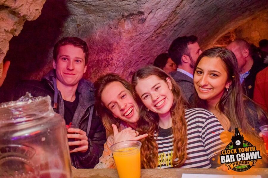 Prague: Clock Tower Bar Crawl with Drinks and Shots - Entering the Night Fast: How the 4 Hours Actually Flow