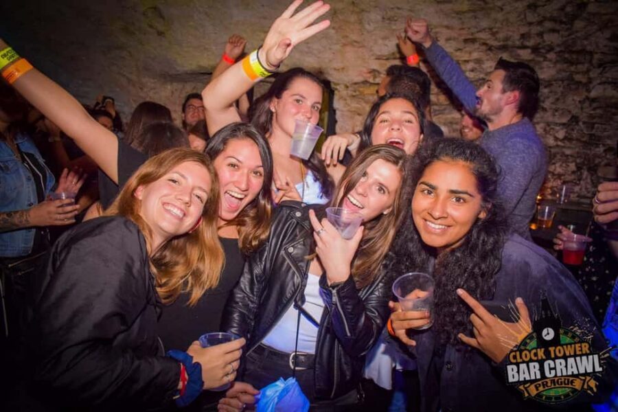 Prague: Clock Tower Bar Crawl with Drinks and Shots - Finding Recovery Room: The Meeting Point Shortcut