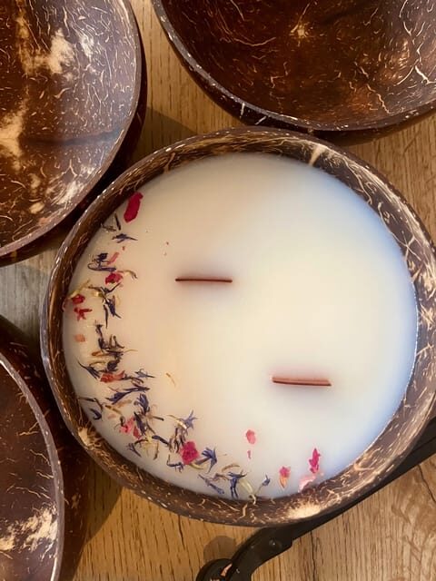 Prague: Coconut Candle Workshop - Your candle’s base: the polished coconut shell bowl