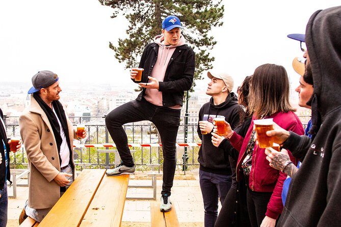 Prague Craft Beer Tour: 8 Czech Beers, Taproom & Best Beer Garden - Stop 1: Drunken Monkey and the Start of the Tasting