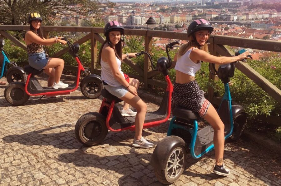 Prague: E-Bike/E-Scooter Viewpoint Tour - What You’re Riding: E-Bikes and E-Scooters That Keep Up