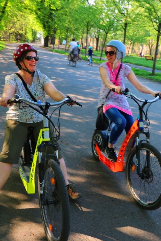 Prague: E-Bike/E-Scooter Viewpoint Tour - Petřín Hill and Royal Gardens: The View That Feels Like a Reward