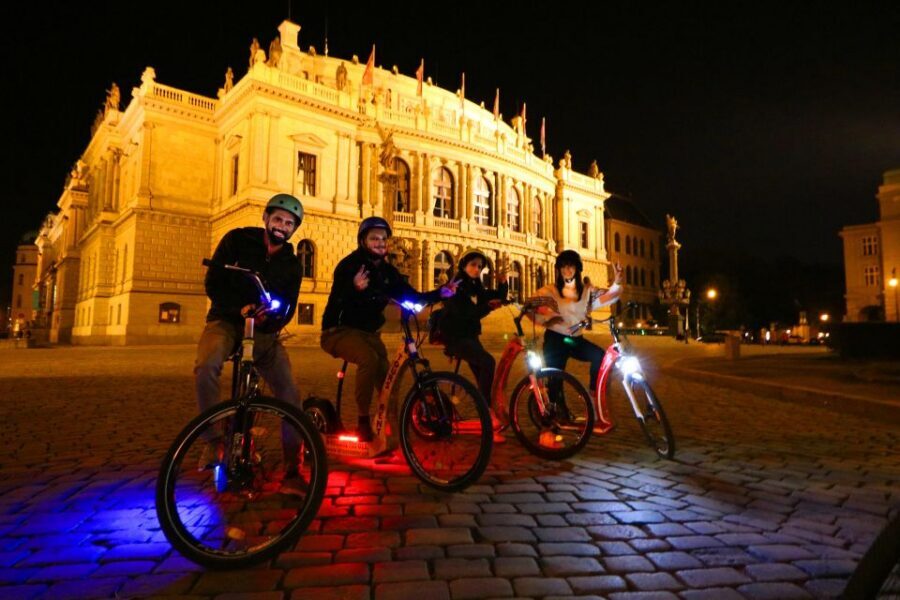 Prague: E-Bike/E-Scooter Viewpoint Tour - Jewish Quarter and the Right Bank Stops: Rudolfinum and Saint Agnes