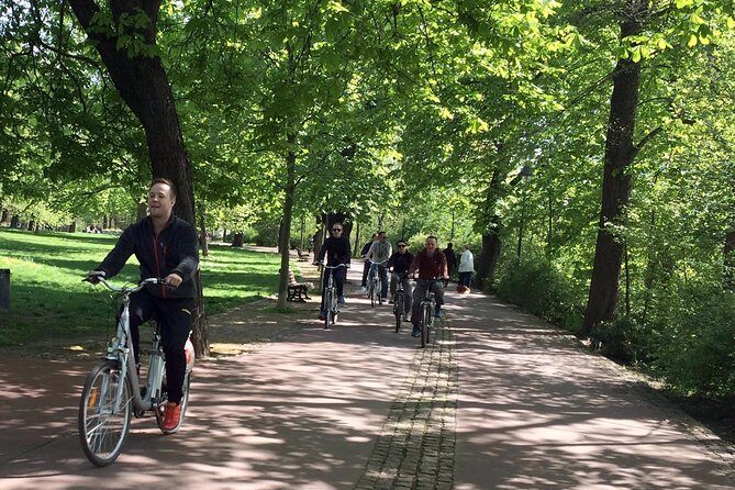Prague E-Bike Tour - Stunning Viewpoints (small group) - Petrín Park hilltop and cable cars: the moment Prague feels close
