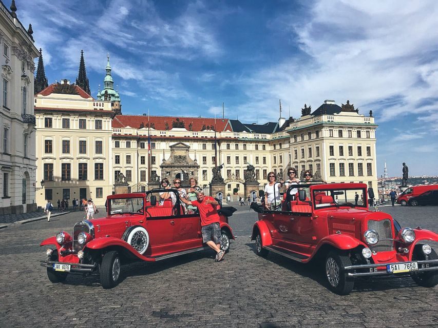 Prague: Fairytale Karlstejn Castle in Retro-Style Car - Live Commentary in a Private Group (and Why It Changes Everything)