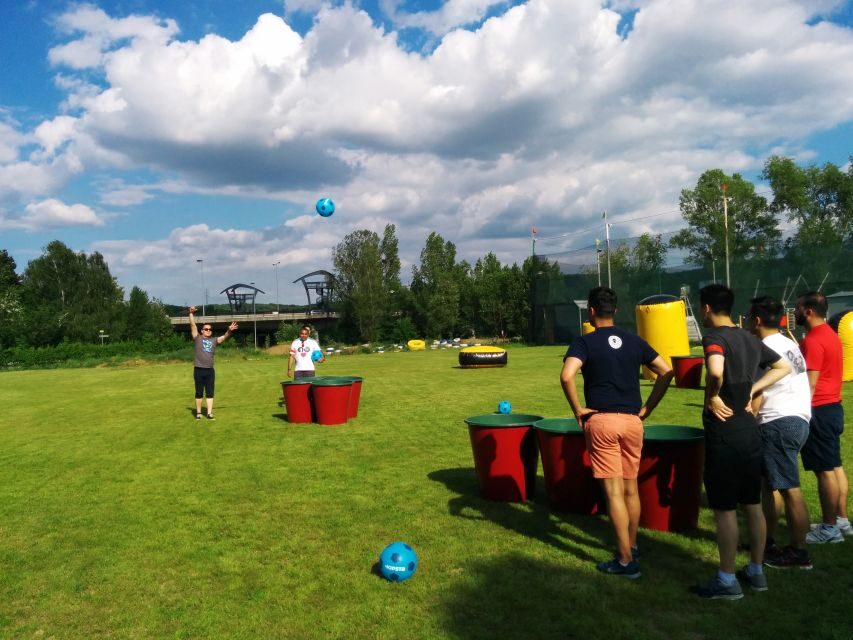 Prague : Giant Foot Darts and Giant Beer Pong Game - Small Tips to Make Your 3 Hours Go Smoothly