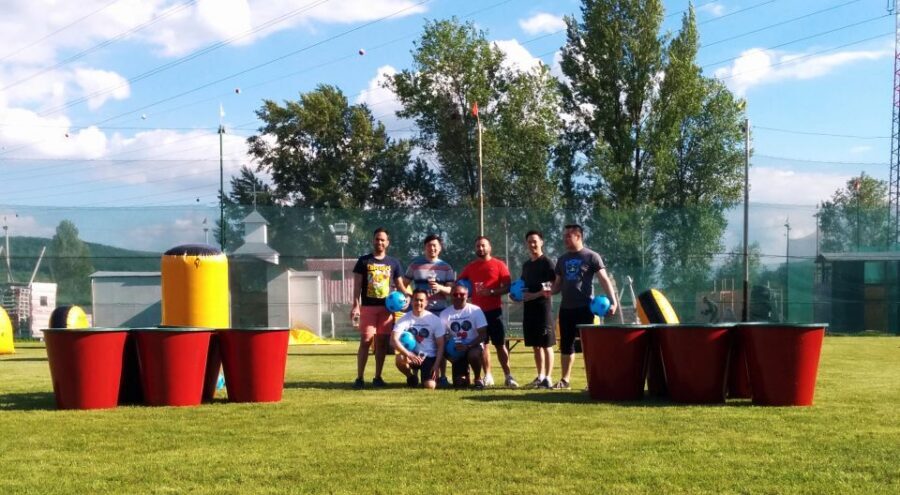 Prague : Giant Foot Darts and Giant Beer Pong Game - Price and What You Actually Get for $88
