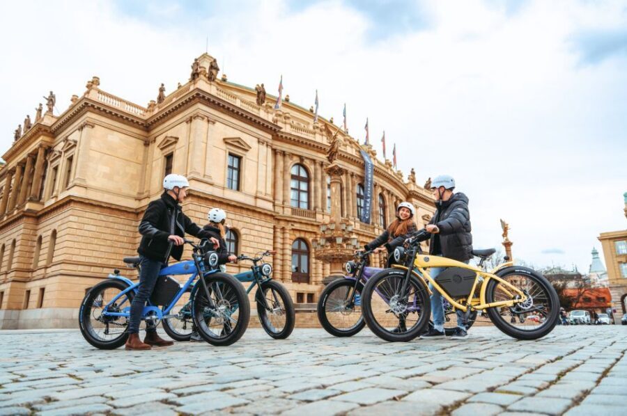 Prague: Grand City Tour on Fat e-Bike - Kafka Museum area, Lesser Town streets, and the “architecture walk” feel