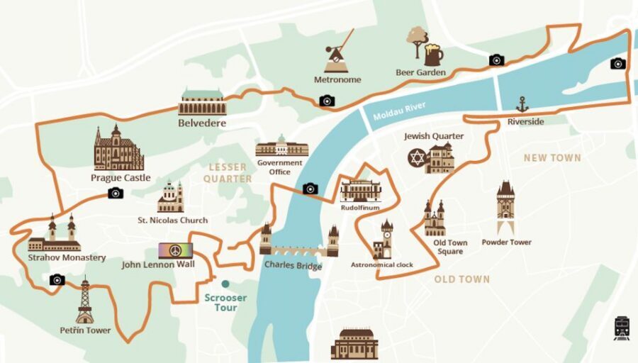 Prague: Grand City Tour on Fat e-Bike - Strahov and Straka Academy vibes, then Josefov and the Jewish Quarter