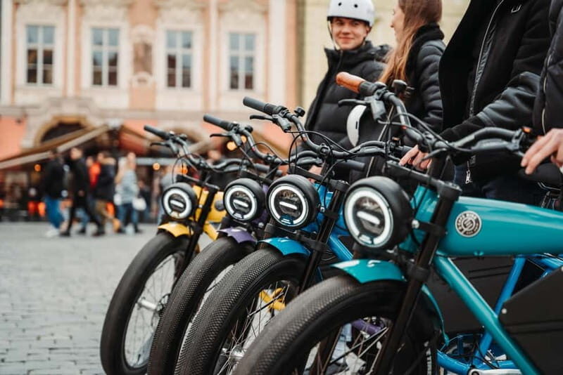 Prague: Grand City Tour on Fat e-Bike - Old Town Square: Astronomical Clock area plus a photo reset