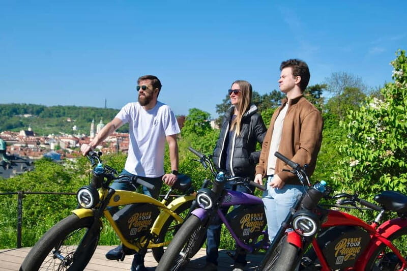 Prague: Grand City Tour on Fat e-Bike - The start: Saská, a safety briefing, and getting set up right