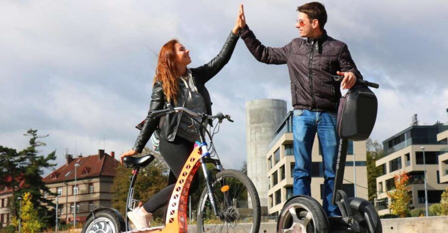 Prague: Grand Segway and eScooter Live Guided City Tour - Safety training, swapping rides, and why Petřín matters