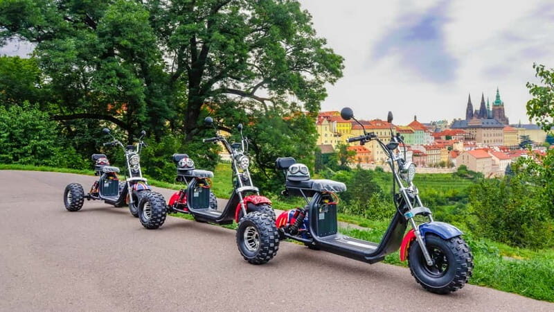 Prague: Guided Sightseeing Tour by Electric Trike - Letná Park, the Prague Giant Metronome, and the Best-View Climb