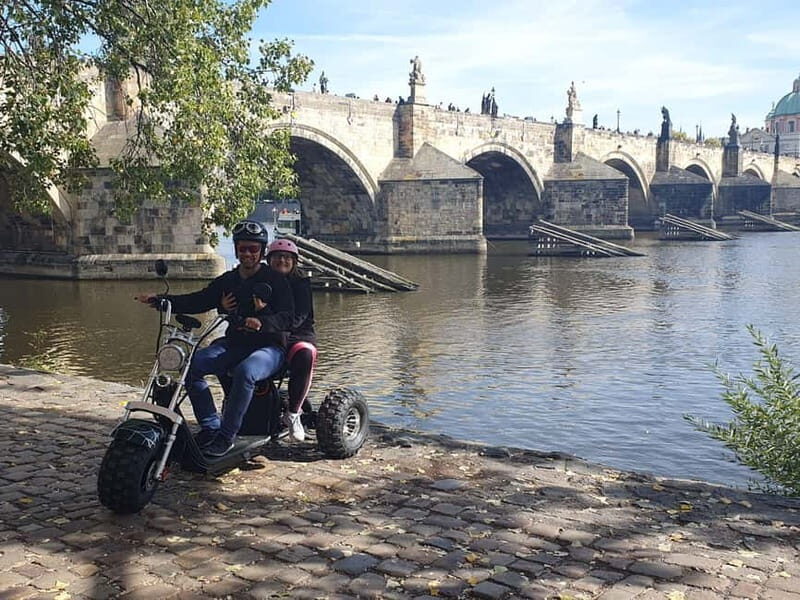 Prague: Guided Sightseeing Tour by Electric Trike - Kafka Museum Exterior and Rudolfinum Exterior Stops