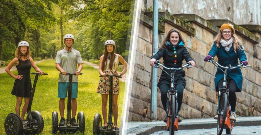 Prague Highlights: Segway & E-Scooter Tour with Taxi Pick-Up - Strahov Stadium Segway Moment: The Most Fun Stretch