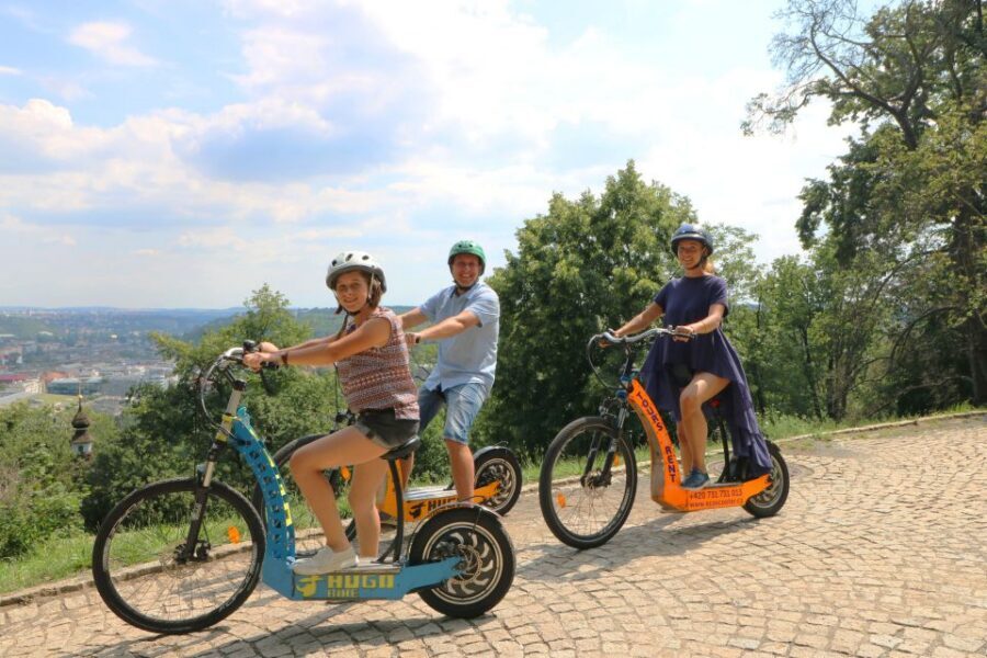 Prague: Highlights Tour on e-Scooter or eBike - Strahov Monastery and gardens: the viewpoint closer to your feet