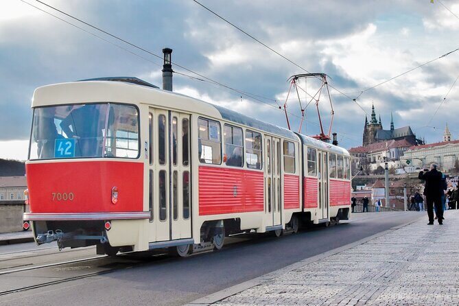 Prague Hop on Hop off Sightseeing Tram - Old Town Bridge Tower: the Charles Bridge gateway and 138 steps to the top