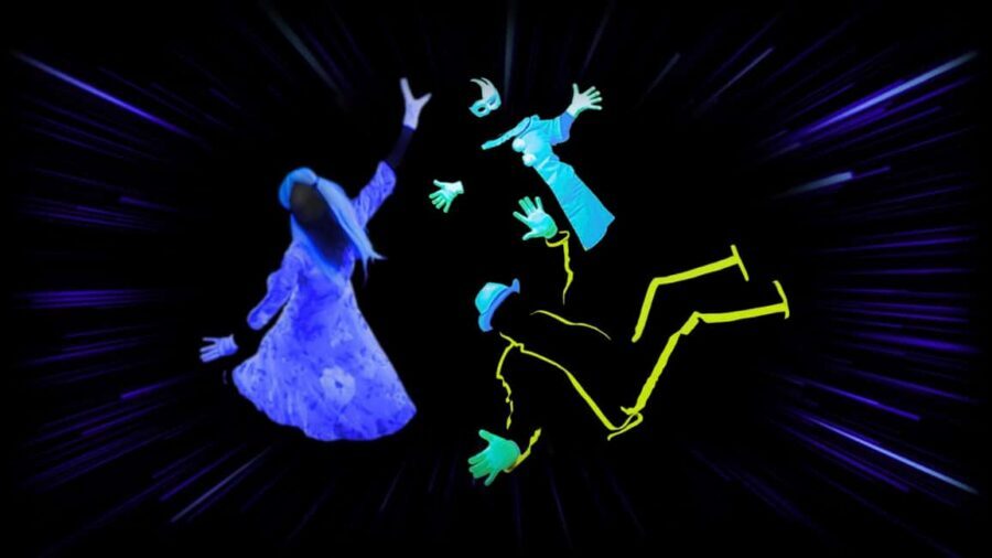 Prague: Images of Love Black Light Theatre Show - The Story Beats: Romance That Shifts Into Fear