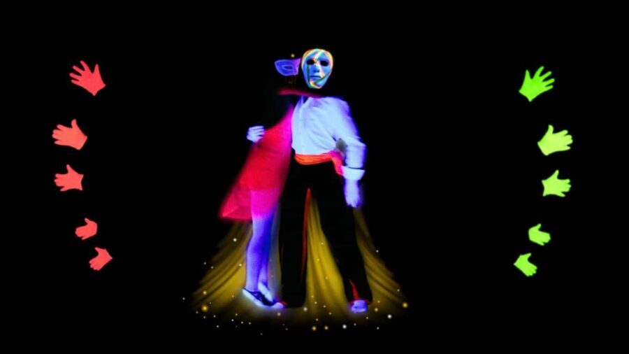 Prague: Images of Love Black Light Theatre Show - How the Black Light + Film Projections Work