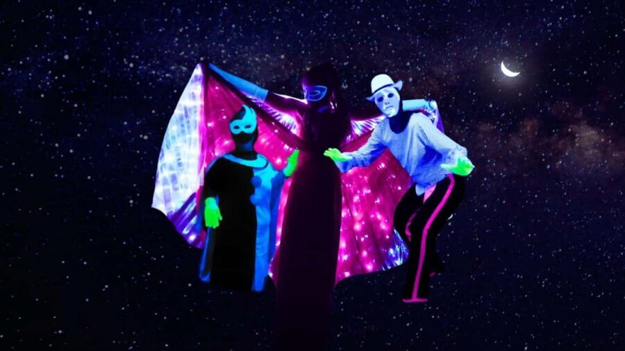 Prague: Images of Love Black Light Theatre Show - Music That Makes the Romance Feel Modern