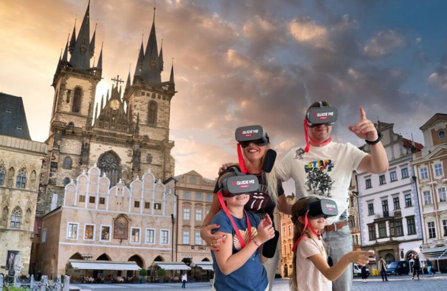 Prague: Immersive History Walking Tour and VR - National Museum and New Town Hall: why big buildings matter to the story