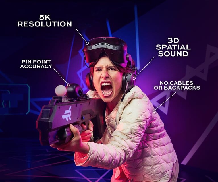 Prague: Immersive VR multiplayer experience - Zero Latency Prague and that tennis-court 360° arena