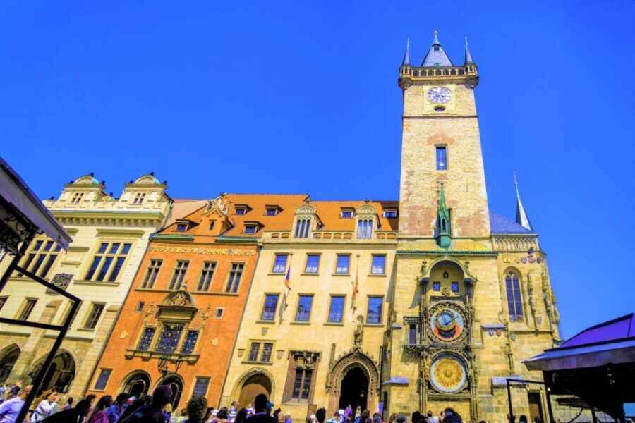 Prague: Old Town Square and Astronomical Clock Audio Guide - Walking the Square: Old Town Hall, Legends, and Clock Details