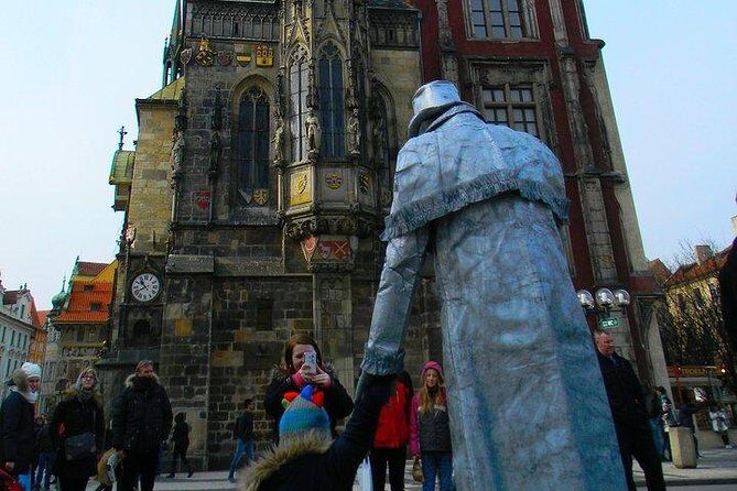 Prague Old Town tour and external Jewish Quarter - Wenceslas Monument and Square: where the 20th century becomes street-level