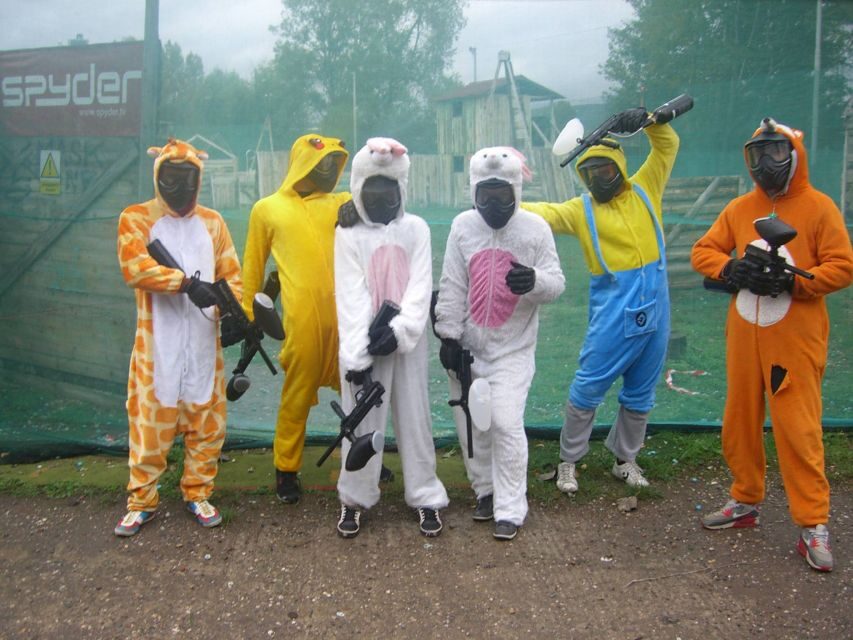 Prague: Paintballing Games - Beer, soft drinks, and package choices that affect your total value