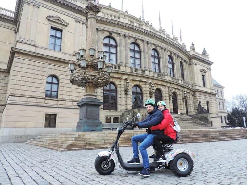 Prague: Panoramic Viewpoints Guided Electric Tricycle Tour - Strahov Monastery and Petrin Park: The Famous Red Roof Angle