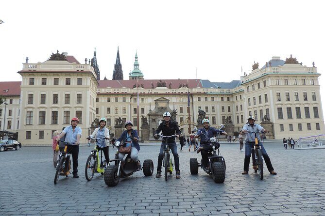 Prague Panoramic Views e-bike and e-Scooter guided Tour - Petrin Hill and the park descent: the best views plus a pretty ride